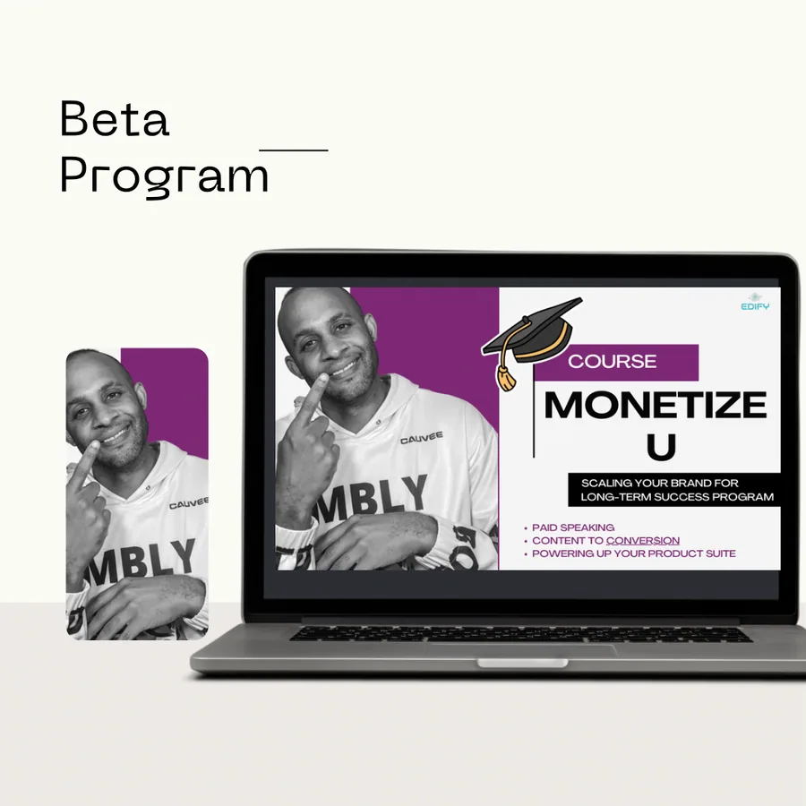 MonetizeU: Scaling Your Brand for Long-Term Success Program